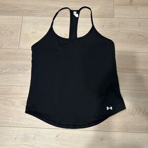 Under Armour Women's Sleek Black Tank Top, Size M